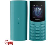 Teléfono Nokia 105 (2023) con una sola SIM, teclado numérico, pagos UPI integrados, batería de larga duración y radio FM inalámbrica