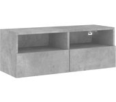 vidaXL Mueble de pared TV madera ingeniería 80x30x30 cm, Mueble de Salon, Mueble TV, Mueble TV salon, Mesa de TV, Mueble tele