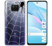 Tumundosmartphone Funda Gel Transparente para Xiaomi Mi 10T Lite diseño Araña Dibujos
