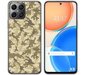 Funda Silicona para Huawei Honor X8 diseño Sand Camuflaje Dibujos