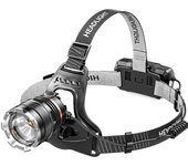 Faro de inducción de luz potente P50 con carga USB para exteriores, impermeable, zoom, de largo alcance, de aleación de aluminio, LED, para pesca