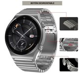 Luxury 22mm Stainless Steel watch band for Huawei Watch 4 GT2 3 pro 46mm strap for samsung watch 6 5 4 loopbracelet