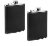 Petacas de Alcohol de Acero Inoxidable para Licor y Whisky Portátil Hip Flask para Escalada Camping Senderismo y Viajes
