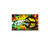 90*150cm Rasta Peace Grafitti Flag of BOB Marley Reggae Hippie Band