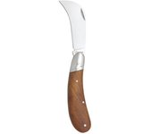 EL ZORRO Navaja Tranchete Inoxidable 7,5cm Mango Madera - EL ZORRO - 08575  Herramientas  y Recambios Jardin Navajas Jardin