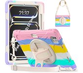 Shockproof Case For iPad Pro 11 12.9 13 M2 M4 2024 Cover iPad Air 13'' 11'' 2025 4th 5th 10.9 11th 11 Funda Coque+Shoulder Strap