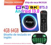 X88 PRO 13 Android 13.0 RK3528 Rockchip Quad Core Wifi6 8K LAN 100M Dual Wifi 2.4G 5G BT5.0 2GB 4GB 16GB 32GB 64GB Smart TV Box