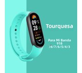Bracelet for Mi band 8 7 Strap Sport Silicone Miband4 miband 5 correa Replacement Wristband xiaomi Mi band 3 5 6 4 7 8 9 strap