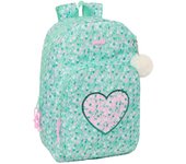 SAFTA  MOCHILA ESCOLAR 46CM ADAPT A CARRO SAFTA CUORE SAFTA CUORE 14x30x46 Cms.