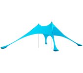SoBuy Tienda de Playa Lycra Carpas para Playa con Anclas de Bolsa de Arena para Picnic en la Playa Pesca Camping 300 x 300 x 200 cm OZT01-HB ES
