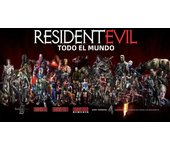 Classic Hot Video Game Resident-Evil 2 3 4 All Characters Vintage Poster Canvas Painting Wall Art Pictures Home Gamer Room Decor