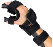 Férula de la mano del movimiento-férula de descanso suave de la mano para las contracturas de la flexión, estiramiento cómodo y manos del resto para la facilidad a largo plazo con la mano funcional Spli