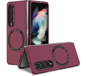 Case for Galaxy Z Fold 5 3 4 2 1 Magnetic Wireless Charging Drop Protection Anti Scratch Hard Cover Case for Z Fold Black Green