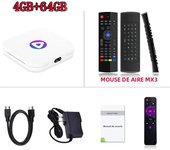 H96MAX M1 Smart TV Box Android 13 Rockchip 3528 Quad Core Support 4K Video Decoding BT 4.0 Media Player Set Top Box