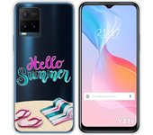 Funda Silicona Transparente para Vivo Y21 / Y21s / Y33s diseño Summer Dibujos