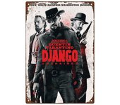 Quentin Movie Tin Sign Retro Poster  Django Metal Sign Plate for Bar Club Man Cave  Vintage Plaque Home Decor Iron Painting  Wal