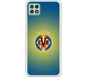 Funda original compatible con Samsung Galaxy A22 5G - Villarreal escudo fondo trama