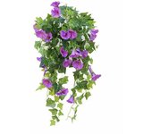 Artificial Vines Morning Glory Hanging Plants Fake Green Plant Home Garden Wall Fence Outdoor Wedding Hanging Baskets Decor