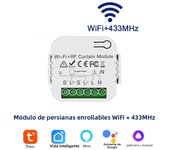 Tuya WiFi Smart Curtain Switch Roller Blinds Shutter Module 433MHz RF Remote Control Works With Alexa Google Home Assistant