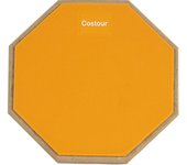 8-Inch Double-Sided Triple-Layer Silent Drum Practice Pad - Rubber Mute Pad for Drum Kit Beginners