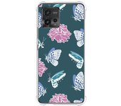 Funda Silicona Antigolpes para Motorola Moto G72 4G diseño Flores 10 Dibujos