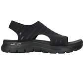 Sandalias Skechers Flex Appeal Boldest Mujer Negro