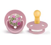 With macaron color pacifier chain0-36 months old baby high-grade printed pattern baby silicone pacifier