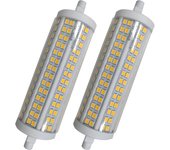 LED ATOMANT Bombilla LED R7S 20W 118mm Regulable, 2000 Lúmenes, Ángulo de Apertura 360º, Alta Eficiencia Energética, Encendido Instantáneo, Cuerpo de Aluminio, Ideal para Apliques, Proyectores, Lámparas de Pie, Iluminación Interior y Exterior