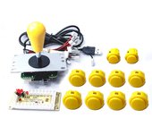 Copy SANWA Game Machine Arcade Console DIY Kit 8 Way Joystick Push Buttons For PC Raspberry Pi Zero Delay USB Board Controller
