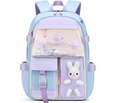 Mochila para Niñas Mochila Linda Arena Movediza Nevera Puerta Mochila Escolar Mochila Escolar Kawaii de Gran Capacidad Mochila Impermeable para Niñas