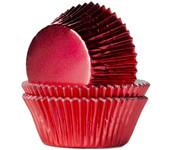 Glotomania - Capsulas Cupcake Metalizadas House Of Marie Rojas - Papel de Aluminio de Alta Calidad - Resultados Óptimos de Horneado - Resistente a Altas Temperaturas - Fácil Extracción - Medidas Aproximadas