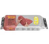 Jovi air dry pastilla pasta modelar endurecible al aire - tacto fresco - facil de moldear - multi-superficie - secado en 24h - acabado fino - color rosa