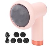 Masajeador de Celulitis de Mano, Máquina de Quema de Vibración de Masaje para Reducir la Grasa Corporal Eléctrica con Cabeza de 5 Tamaños, 6 Niveles