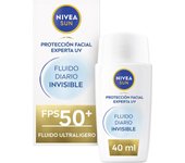 NIVEA SUN crema facial solar Fluido Diario Invisible SPF-50+ tubo 40 ml