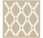 TODO-STENCIL Plantilla MYA Home Decor Geométrico 024 Medida 50x50cm Diseño 48x48cm, Stencil lavable, reutilizable, maleable y muy resiste, Ideal para decorar paredes, muebles, cojines, cortinas, etc