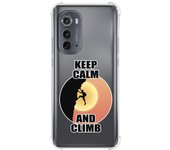Funda Silicona Antigolpes para Motorola Moto Edge 30 5G diseño Hombre Escalada Dibujos