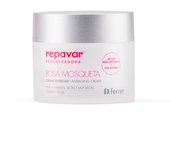 Repavar Regeneradora Crema Facial Hidratante  con Rosa Mosqueta, Ácido Hialurónico y Colágeno - Enriquecida con Vitamina E y Manteca de Karité - Regenera la Piel y Retrasa los Signos de la Edad - 50 ml
