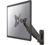 Neomounts WL70-440BL11 Soporte de pared para monitor/TV de 17 a 32 pulgadas, resorte de gas, movimiento completo, negro