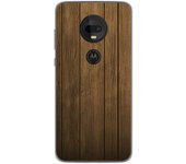 Tumundosmartphone Funda Gel Tpu para Motorola Moto G7 / G7 Plus diseño Madera Dibujos