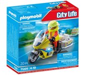 Moto de Emergencias con luz intermitente PLAYMOBIL 71205