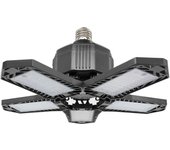 15000LM Bright LED Garage Light, 6 Glow Panels Garage Ceiling Light, Deformable LED Light for Garage