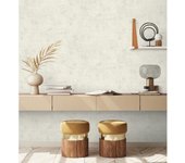 Muestra DIN A4 de Papel pintado vinílico lavable efecto de microcemento con textura áspera - Mineral Shade 682761 de GAULAN