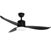 Ventilador de techo con luz Orbegozo CP 102132, motor AC de alto rendimiento, 3 velocidades, 3 aspas, mando a distancia, temporizador, 132 cm de diámetro