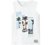 Camiseta NAME IT 13216223White NKMFUMMA TANK TOP para Mujer