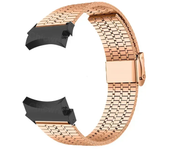 No Gaps Quick Fit Stainless Steel Strap For Samsung Galaxy Watch 6 Classic 47mm 43 6/5/4 40 44mm 5Pro 45mm Curved End Metal Band