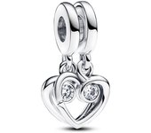 Pandora Charm Colgante Divisible en plata de ley Para Siempre​ 793232C01 , para Mujer