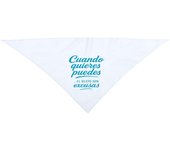 MERCHANDMANIA 2 Pañoletas Grandes triangulares suaves frase motivadora cuando quieres puedes moda cuello fiestas