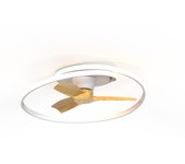 MANTRA ILUMINACION MANTRA - Ventilador de Techo Ocean Blanco | Aspas de Madera