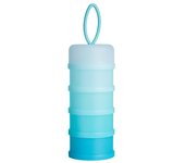 Dispensador portátil de fórmula de leche en polvo, contenedor de alimentos, cajas de alimentación de almacenamiento para bebés y niños pequeños, caja de almacenamiento de alimentos para bebés, 4 cuadrículas