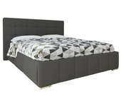 Cama Florence 101 , Muebles ES, Somieres, Cuero ecológico, 216 x 178 x 105cm